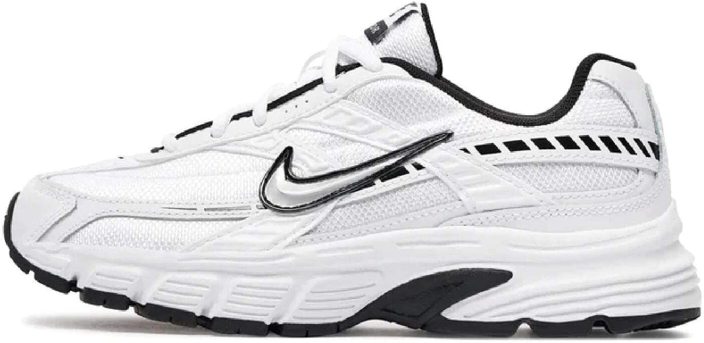 Nike Women's Initiator Shoes, White/Metallic Silver-White-Black, 9.5