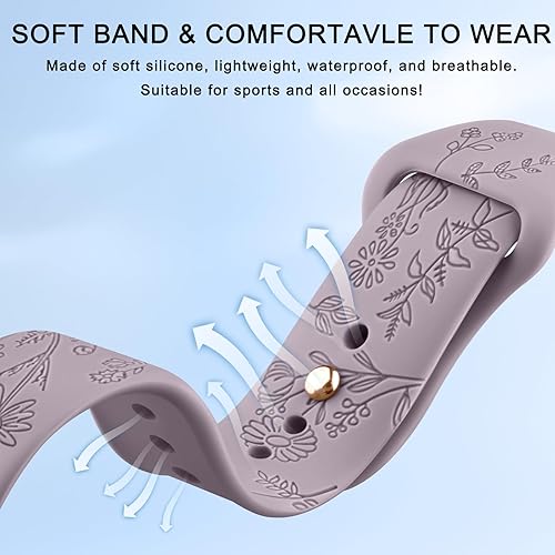 Miniatura 3 de Meliya Veryfit - Correas de reloj inteligente, 0.866 in para IDW13 IDW16 IDW19 IDW26 IDW28 Smartwatch, correa de repuesto de goma de silicona suave