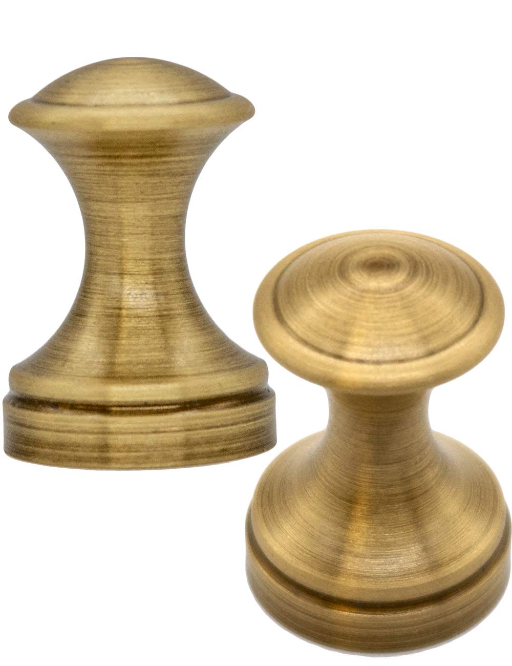Fuxxer Bronze Fuxxer® - 2 X Brass Towel Hooks, Wall Hooks, Solid Design, Classic Design, Iron Brass, 39 X 27 Mm, Set Of 2.