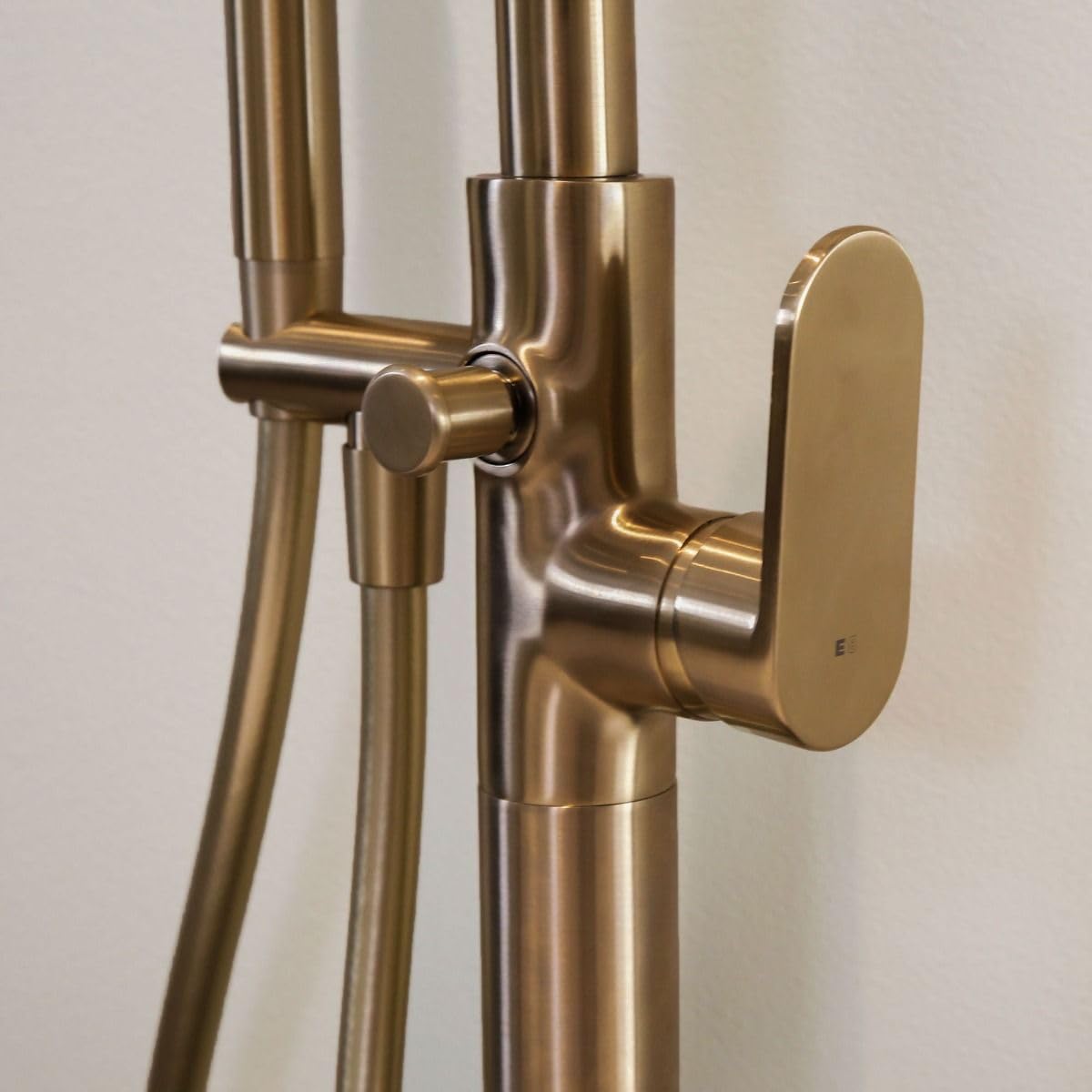 Essebagno 9026031 Colonna meccanica da terra Charme II in rame spazzolato per vasca freestanding