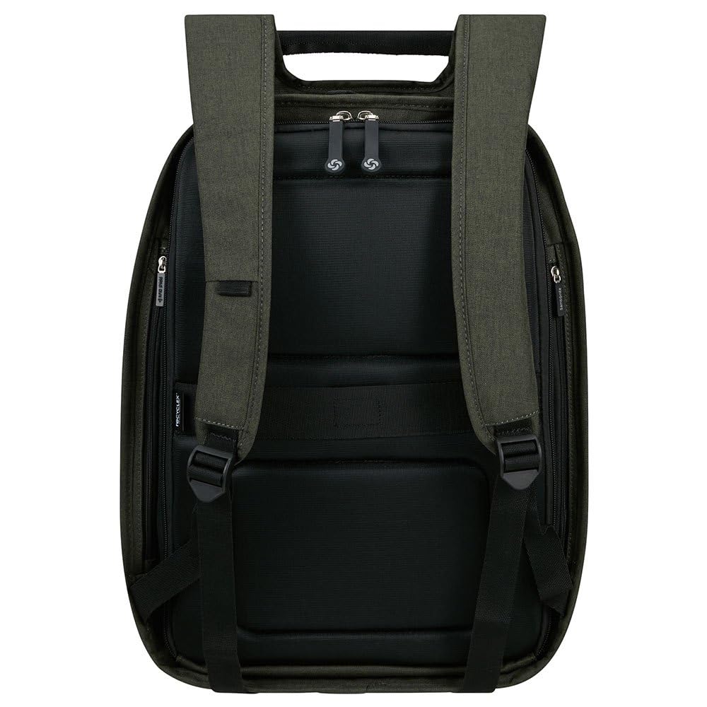 Samsonite Securipak - Mochila para Portátil de 15,6 Pulgadas, 44 cm, 17 L, Color Verde (Follaje Verde)