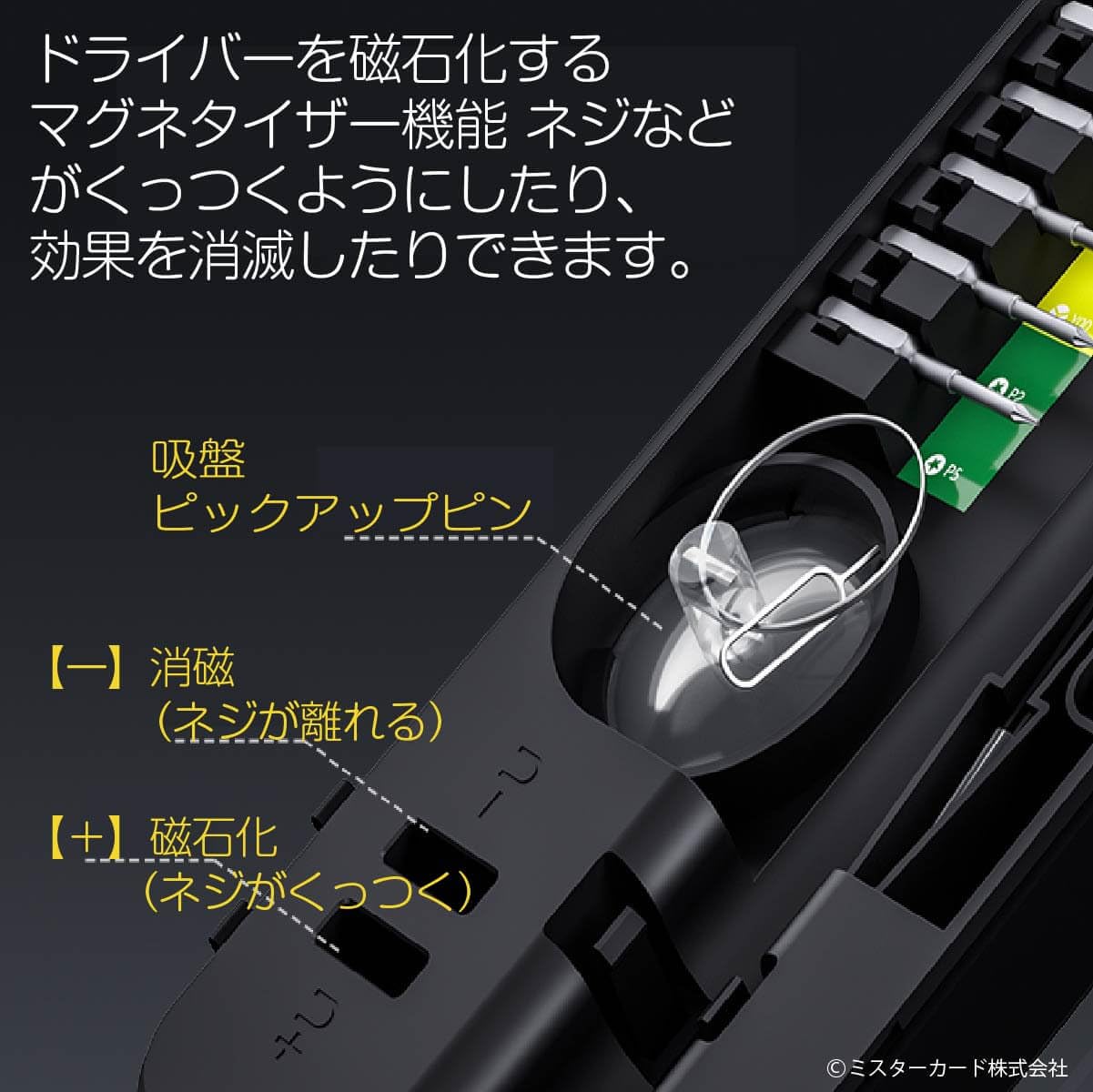 Amazon | 58in1電動＆手動ドライバー セット MR-58EPCB-GY 50