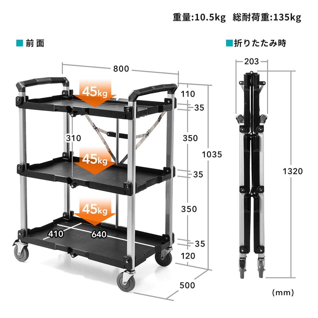 Amazon.co.jp: 【2個セット】サンワダイレクト ツールワゴン Amazon.co.jp: 【2個セット】サンワダイレクト ツールワゴン