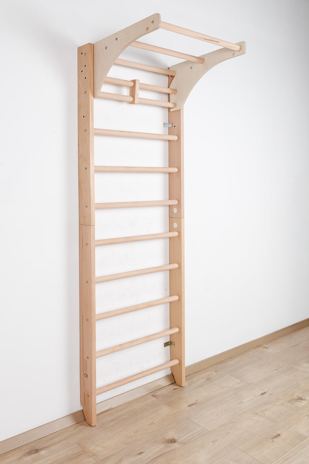 Espaldera de Gimnasio Kombi-1-220 – Escalera Sueca de Madera para Niños y Adultos, Barras de Fitness, Juego y Entrenamiento en Casa