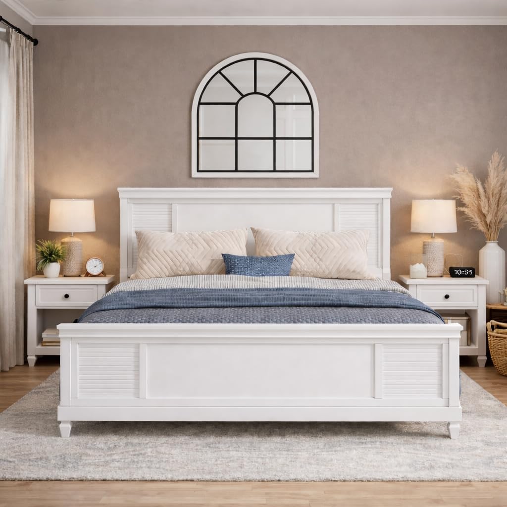 Photo 1 of ***BOX 2 OF 2***
Christopher Knight Home Queen Size Bed Frame, White