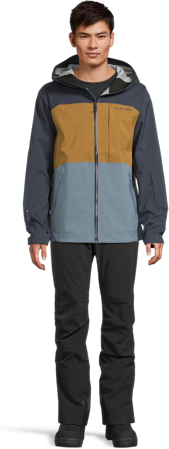 Flylow Men's Malone Jacket Waterproof Breahthable Softshell Ski & Snowboard Coat