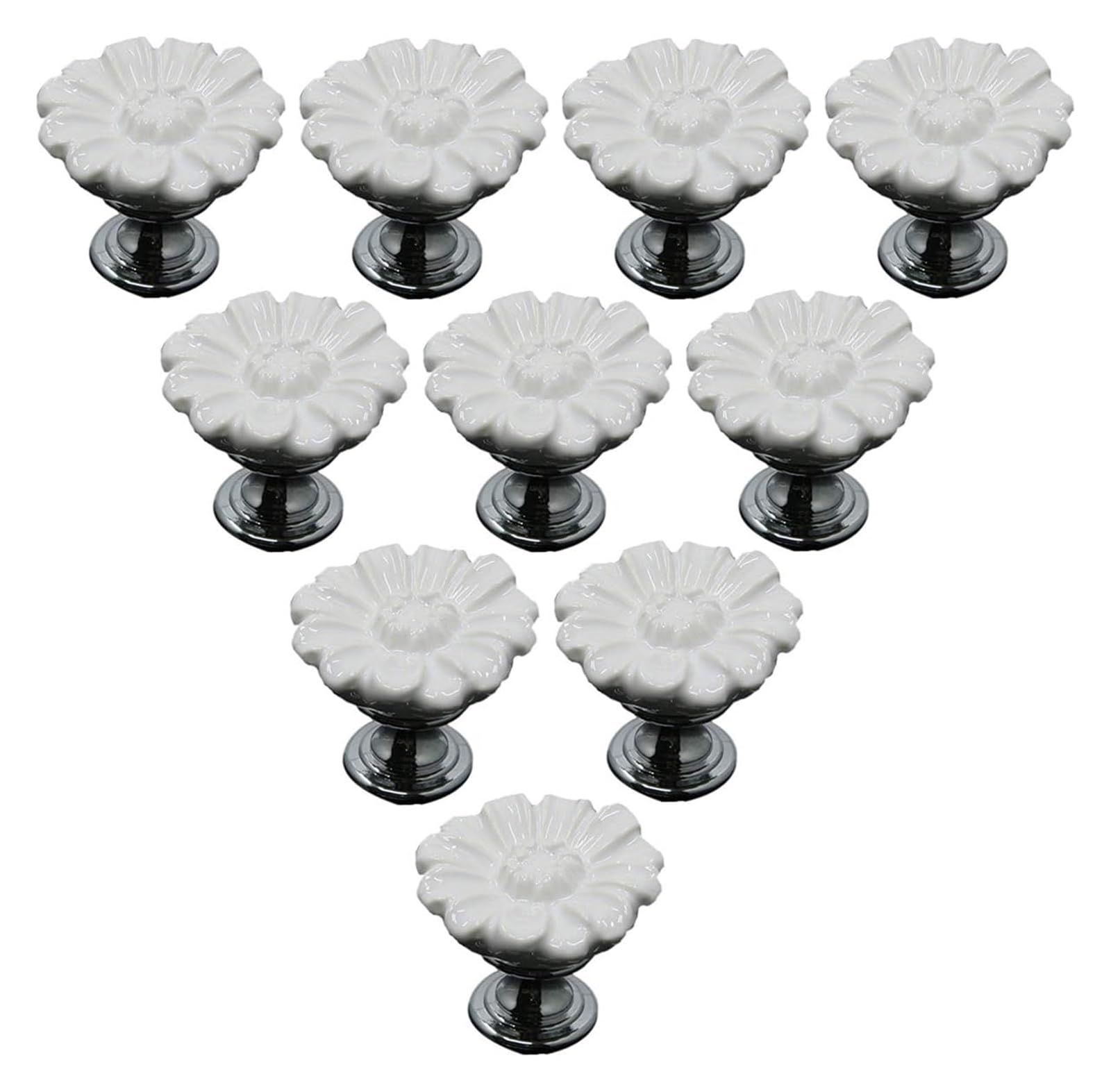 Boutons de tiroir créatifs en céramique rouge pour donner du style à la commode de chambre