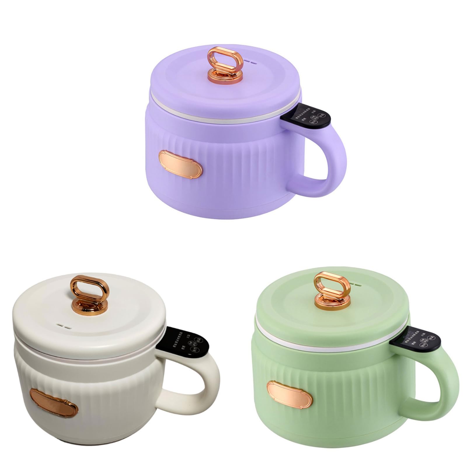 Pottes Chaudes Électriques 1.6L Portable Cuideur Antiadhésif Pots De Cuisson Électrique Adaptés Plats Rapides Nouilles De Steak