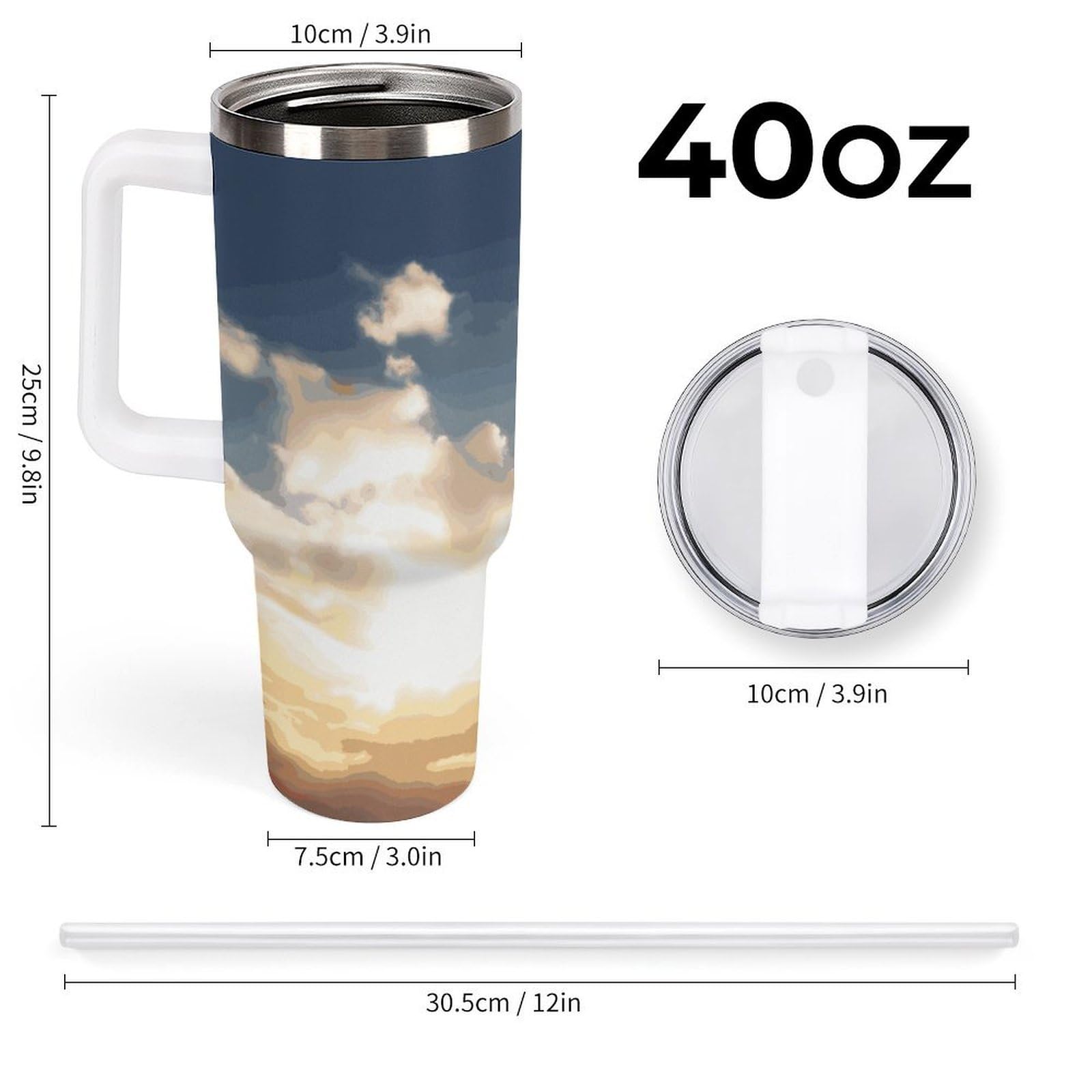 Tazze sportive per arrampicata su roccia con cannuccia e manico, tazza da caffè a doppia parete isolante sottovuoto, bottiglie d'acqua per caffè freddo, tè, bevande calde e fredde