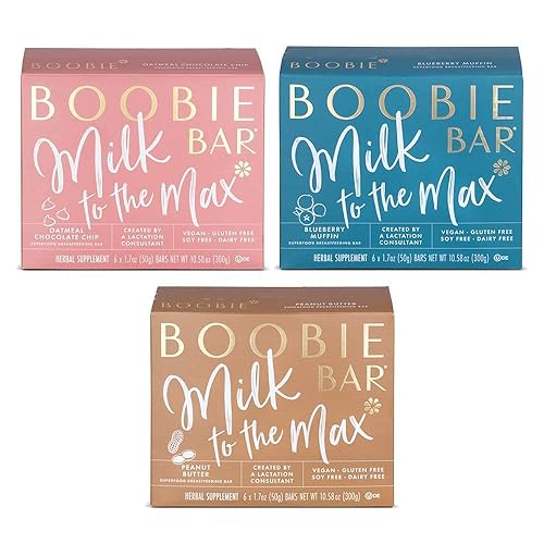 Boobie Bar Barras de lactancia de superalimentos, aperitivos de lactancia para lactancia materna para aumentar el suministro de leche, sin alholva, disponible en Yaxa Colombia