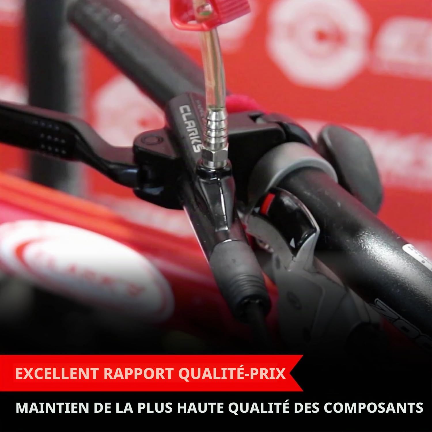 Clarks Cycle Systems Kit d'outils Universel de Purge de Frein à Disque hydraulique, Compatible avec Clarks, Shimano, Avid, Sram, Magura et la Plupart des Autres Marques