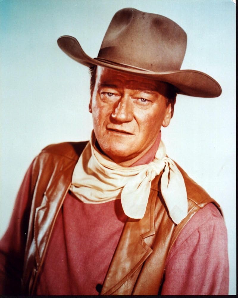 Posterazzi John Wayne In Brown Leather Vest And White Bandana Photo Print (16 x 20) - Item # MVM00086