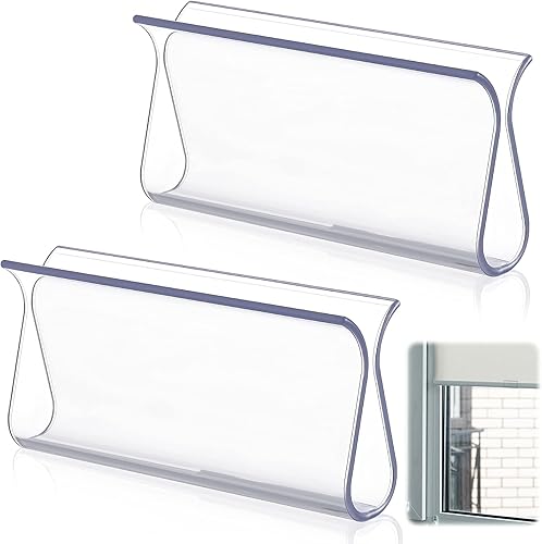 2 persianas enrollables para ventana, persianas enrollables con mango para ventanas, accesorios de agarre de dobladillo de plástico para el hogar,