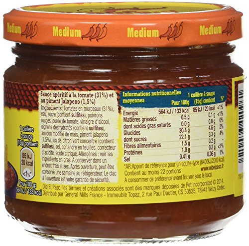 Old el paso sauce apéritif mexicanita tomates jalapeno - vue 4