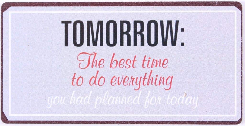 Decorative Fridge Magnet for Home Tomorrow: 5cm x 10cm