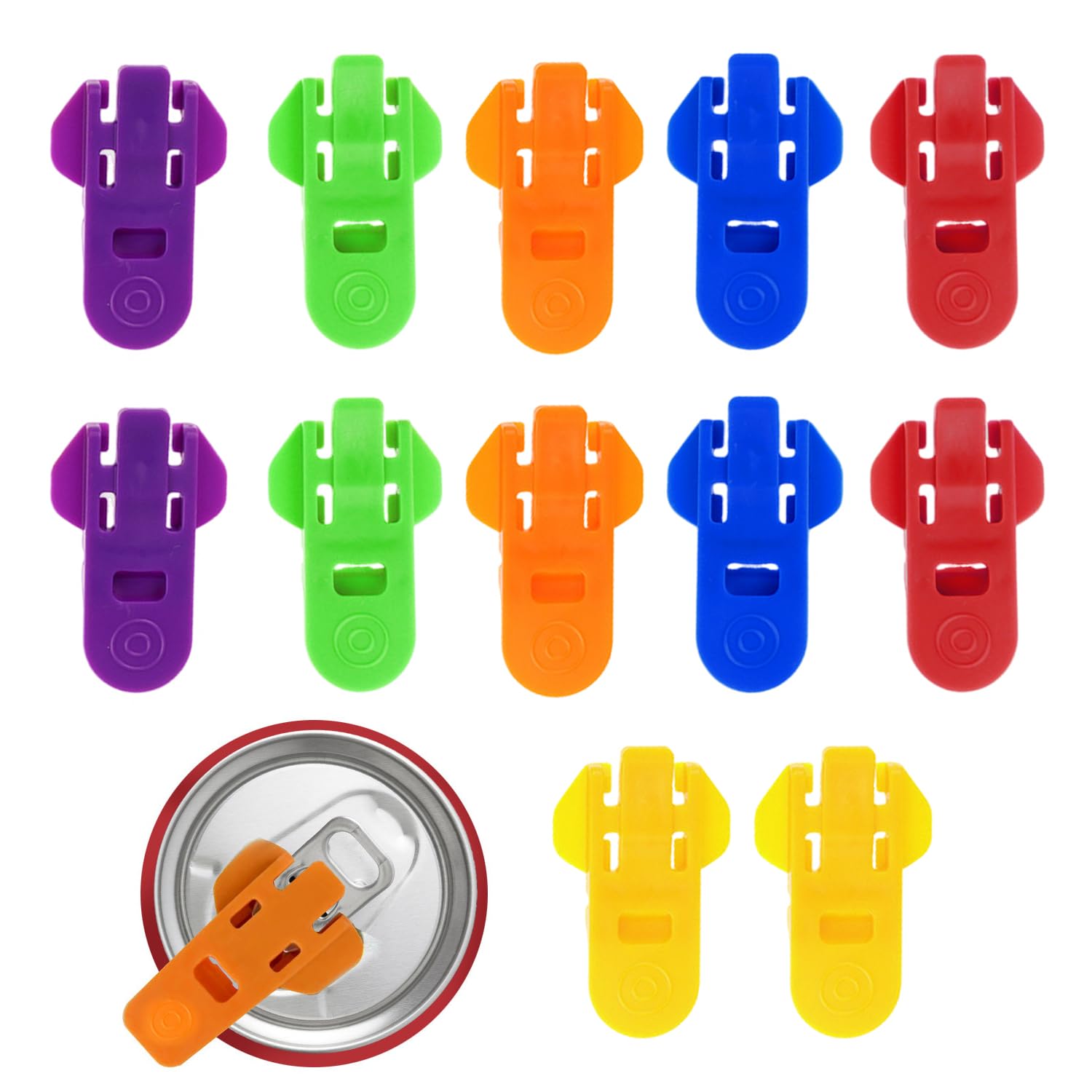 Apriscatole Manuale in Plastica 12 Pezzi, Strumenti da Cucina Portatili