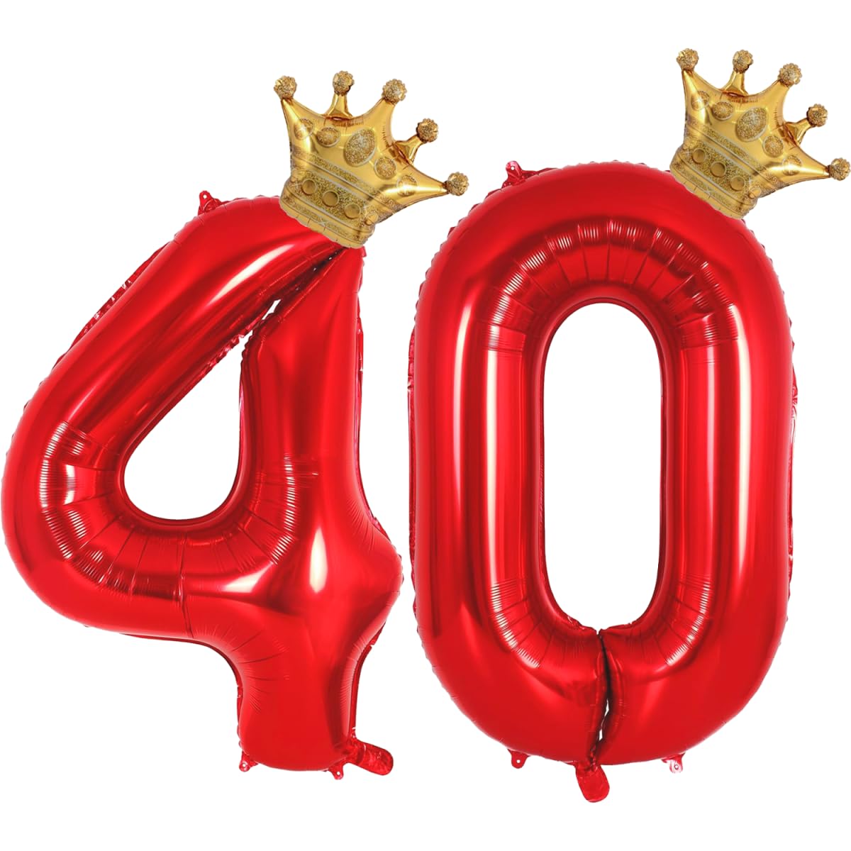 Black Crown Number Balloon (Number 60)