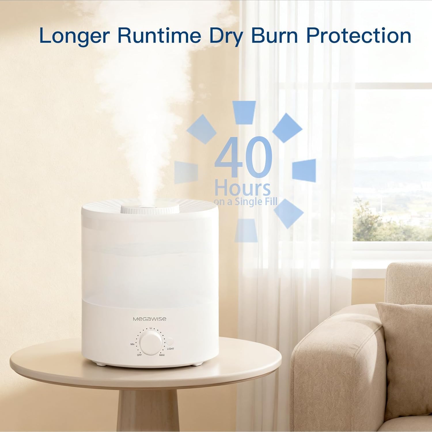 Megawise Cool Mist Humidifier (3.5L)