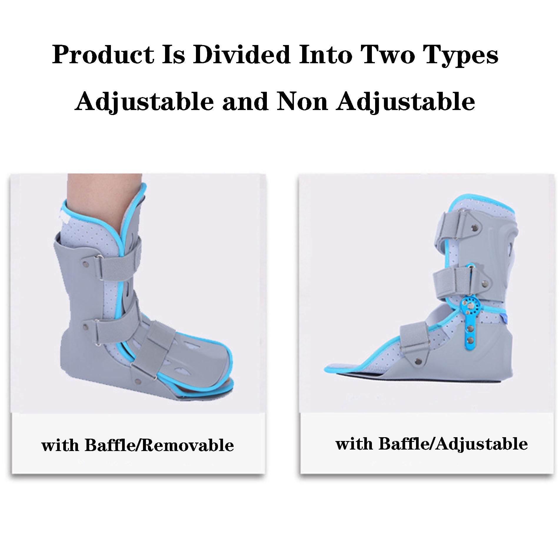 Tobillera Ortopédica para Pie Caído, Soporte para Corrección Postural De Pie Caído, Bota Ortopédica para Caminar, Estilo 2, Talla S, Estilo 2, Talla L