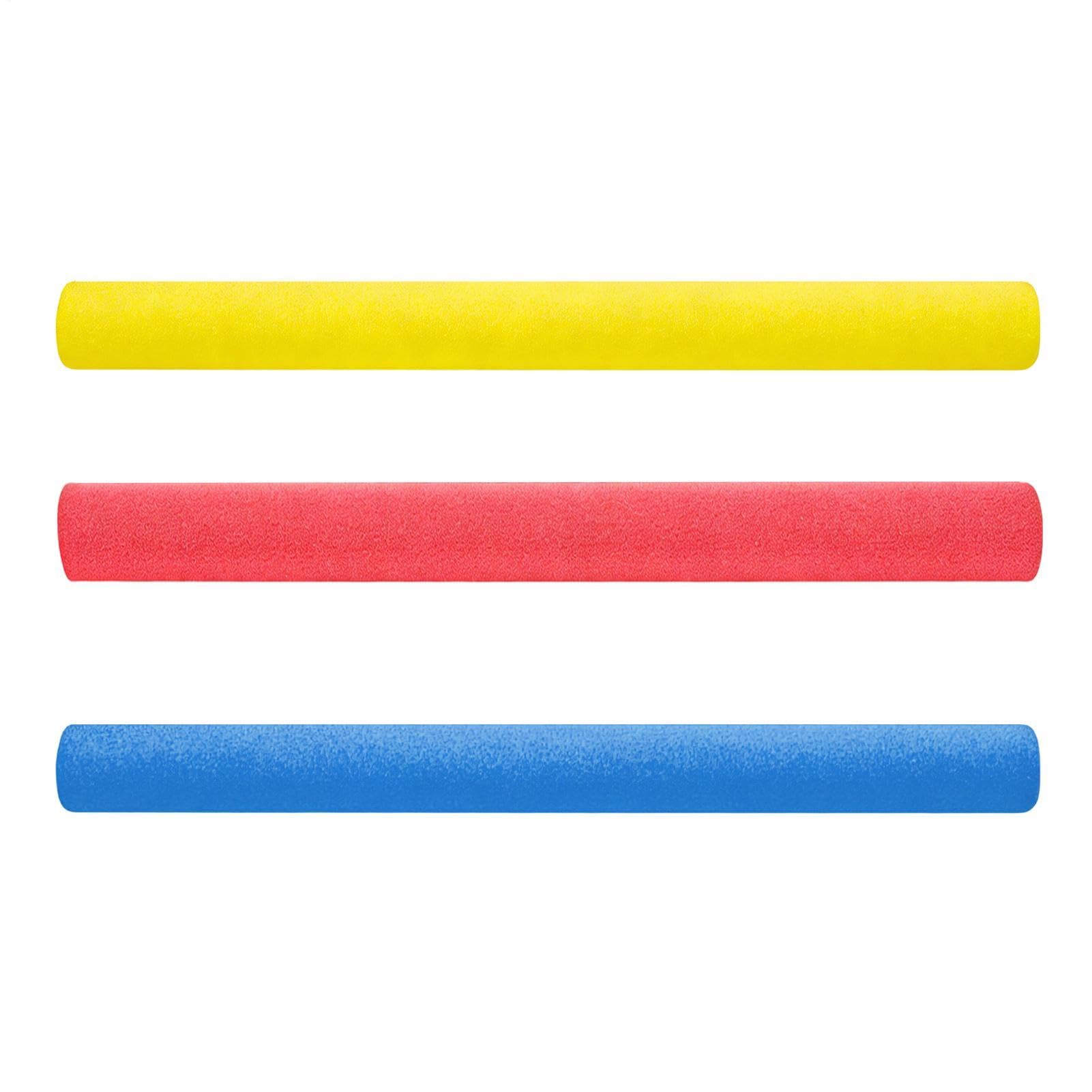 3 Pack 120cm Foam Noodle Hollow Swimming Training Device