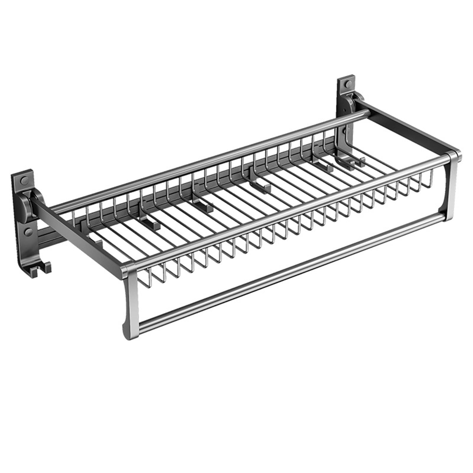 Towel Rail Wall Mounted Towel Rack Bathroom Shelf Wall Mounted Toilet Bath for Bathroom