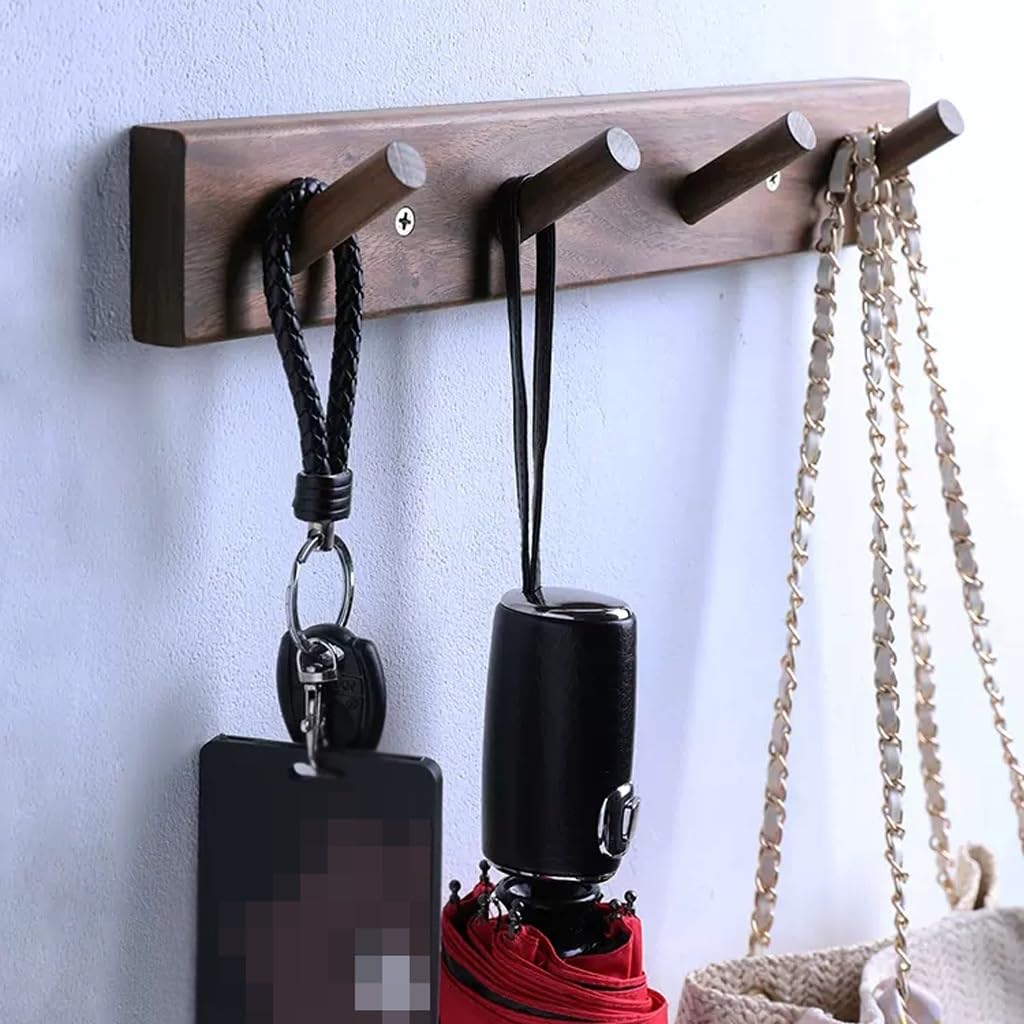 Aan De Muur Bevestigde Kapstok Entree Veranda Houten Rij Haak Deur Lange Strip Kapstok Gang Muur Kledinghaak Op De Achterwand Aan De Muur Bevestigde Kapstok Met Haken(B