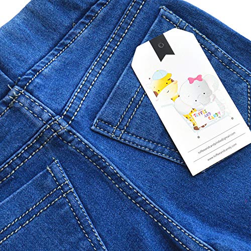 Image of Kidswear | Breathable and Stretchable | Girls Blue Slim Fit Jogger Jeans Stretch| Age Group - 2-16 Years
