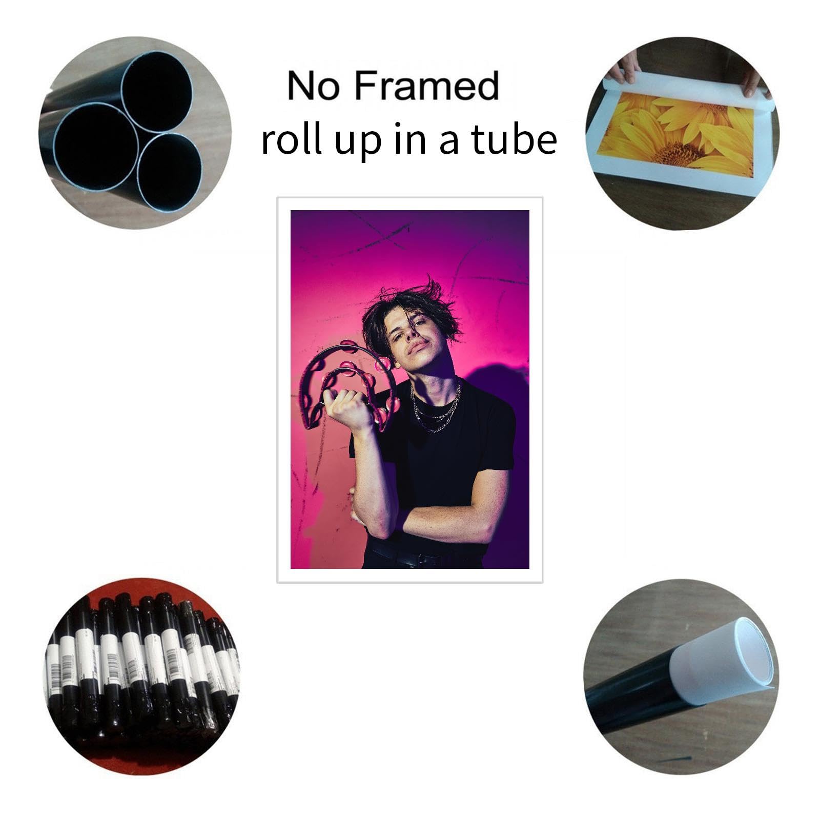 Amazon.com: QFZMTVU Yungblud Poster Canvas Prints Room Aesthetic