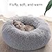 Nisrada Katzenbetten für Indoor-Katzen, 50cm, Hundebett für kleine Melium-große Hunde, waschbares, rundes Haustierbett für Welpen und Kätzchen, mit Rutschfester Unterseite