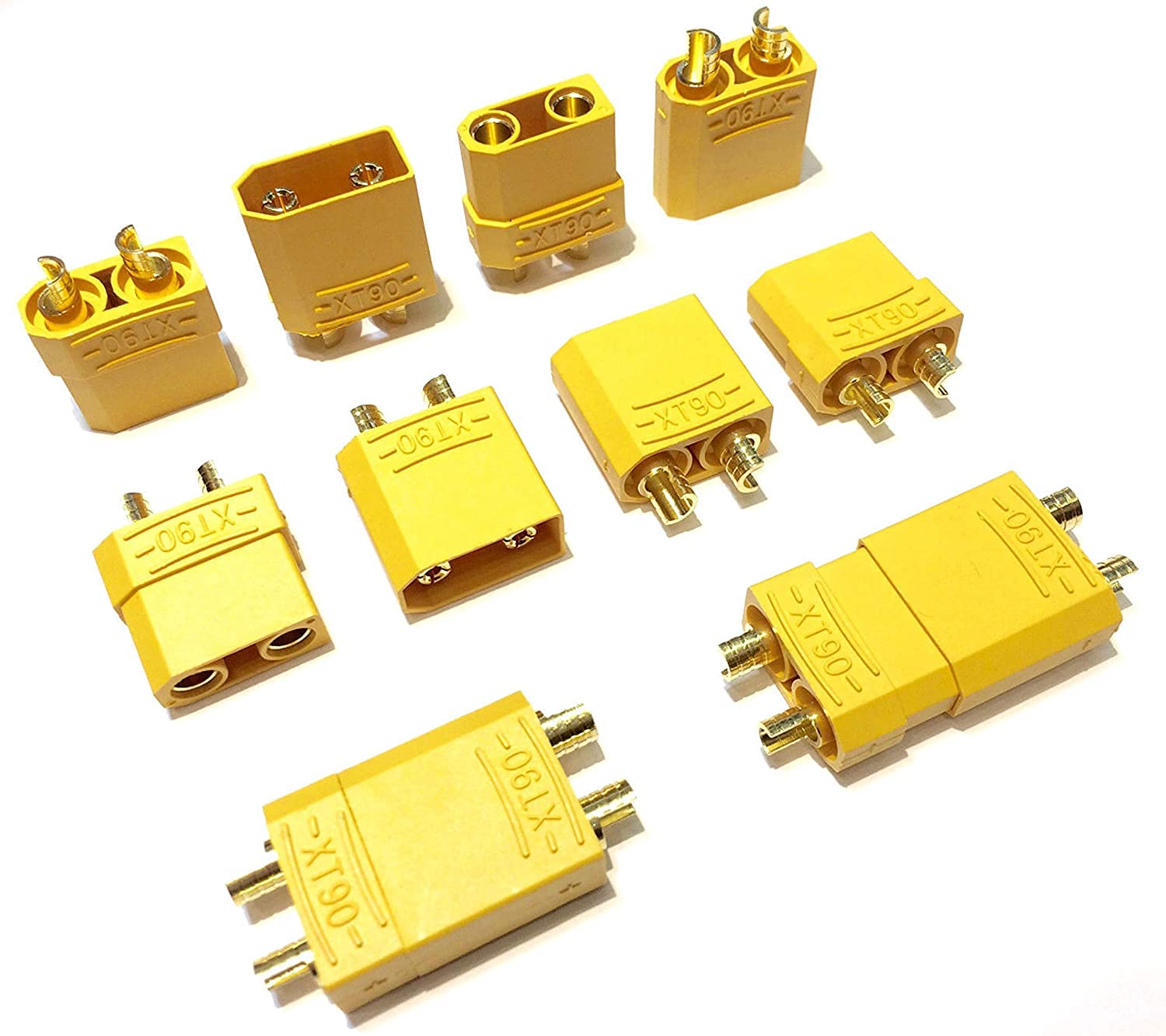 Connettore XT90 Maschio/Femmina per Progetti Elettrici e Modellismo