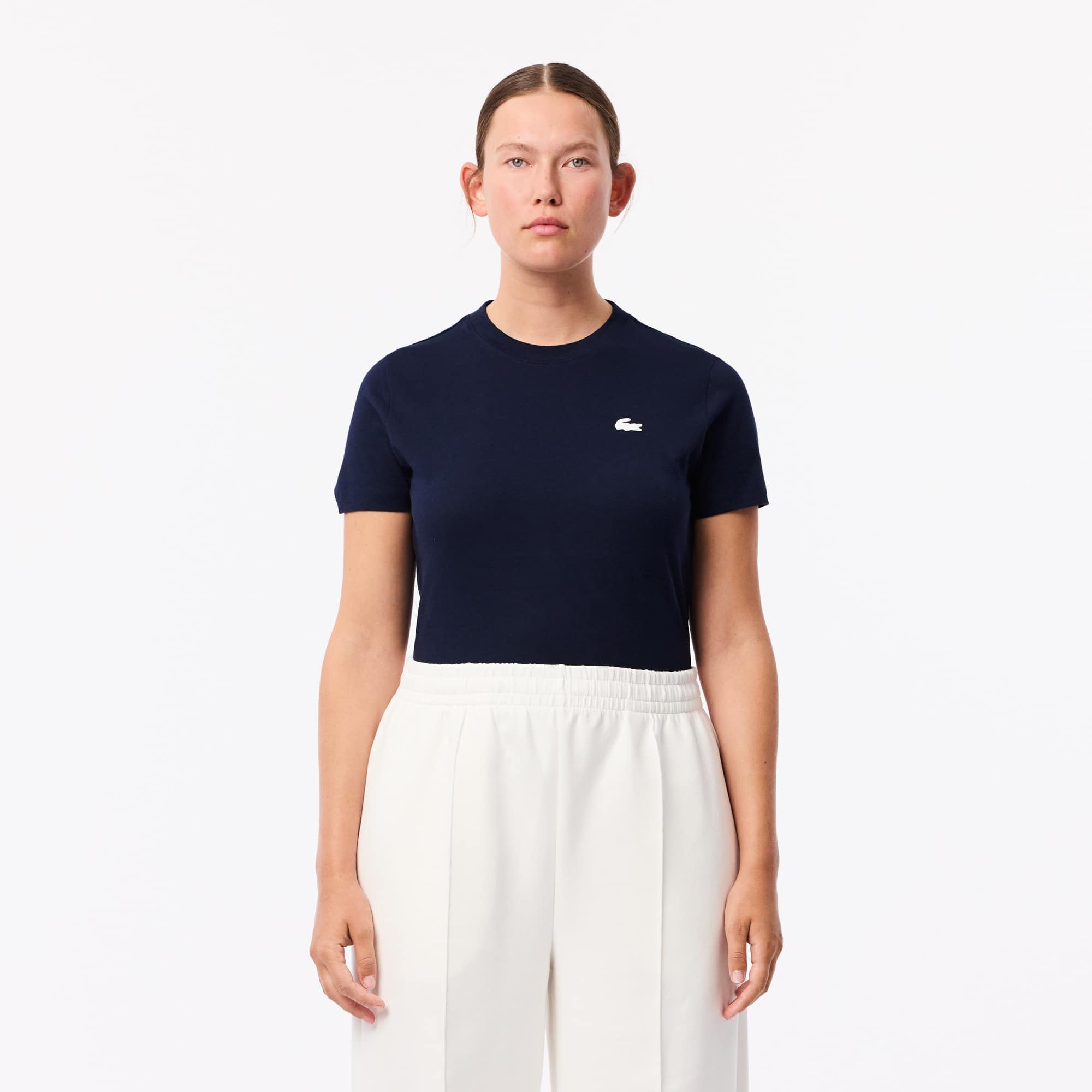 Lacoste Tf9246 Camiseta y Cuello Turtle Mujer (Pack de 1)