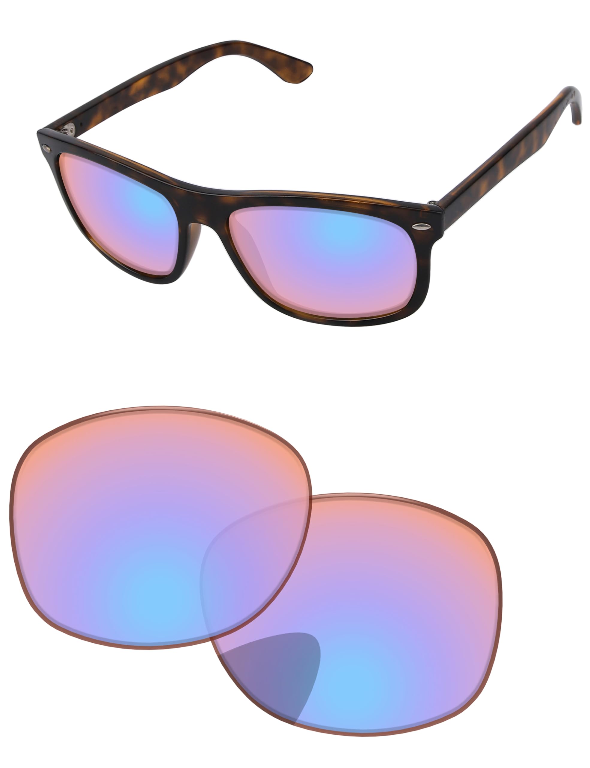 Lenti di ricambio compatibili con occhiali da sole Ray-Ban RB4226 da 56 mm