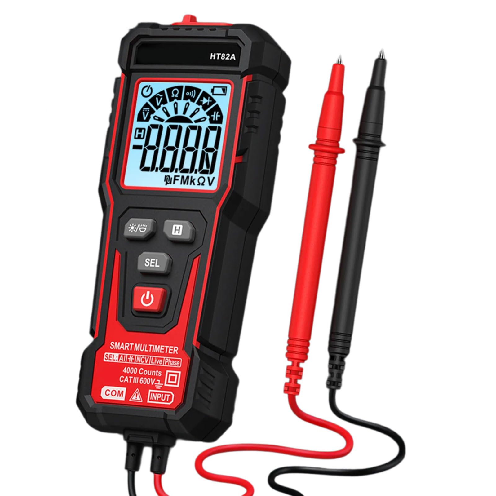 Xigacgeh Digital Multimeter With Clear Display For Engineers Technicians And Hobbyists With Preferences Electrician Gear