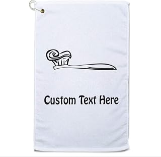 Style In Print Golf Towel Too Brush Tooth Health & Medical Dentists Cotton Bag Accessories