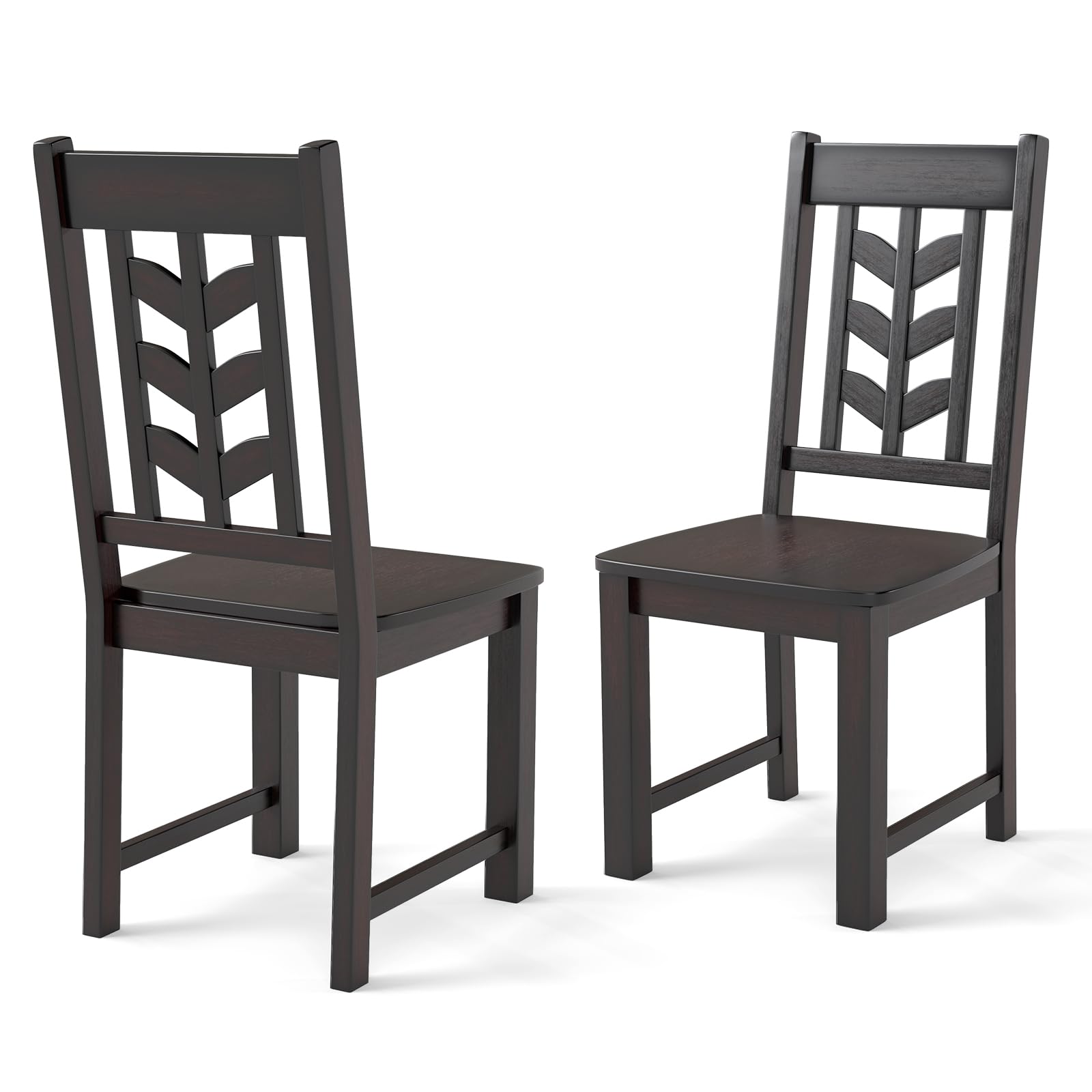 Giantex Wooden Dining Chairs Set of 2