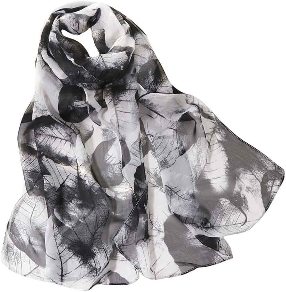 Scarfs for Women Lightweight Print Floral Pattern Scarf