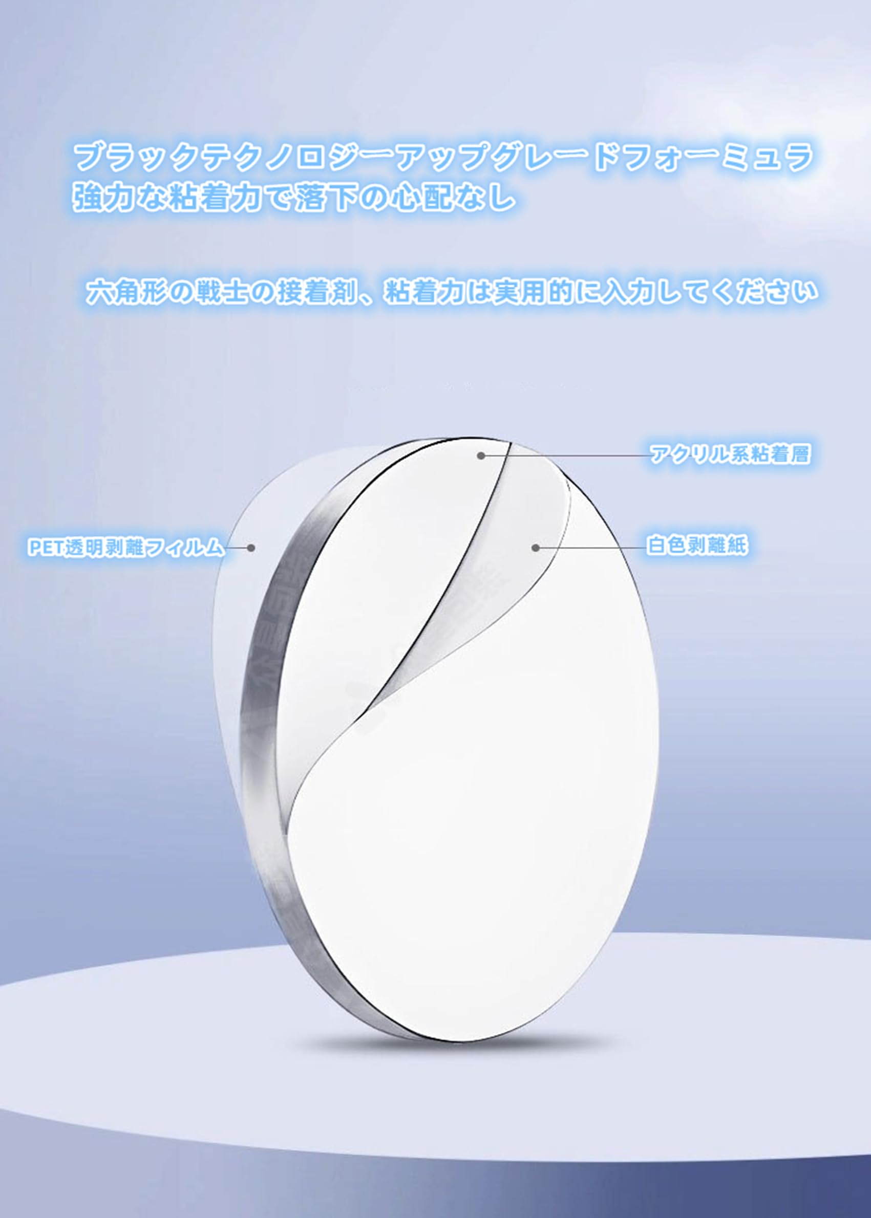 Amazon.co.jp: ポスターはってはがせる 壁に貼る 両面テープ 超