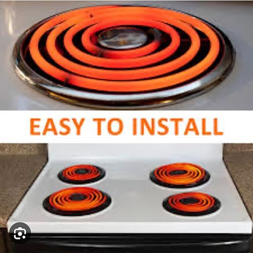 Miniatura 2 de MP21YA - Elemento de repuesto para quemador de estufa eléctrica de 8 pulgadas, compatible con Whirlpool, KitchenAid, Norge, Kenmore y Frigidaire