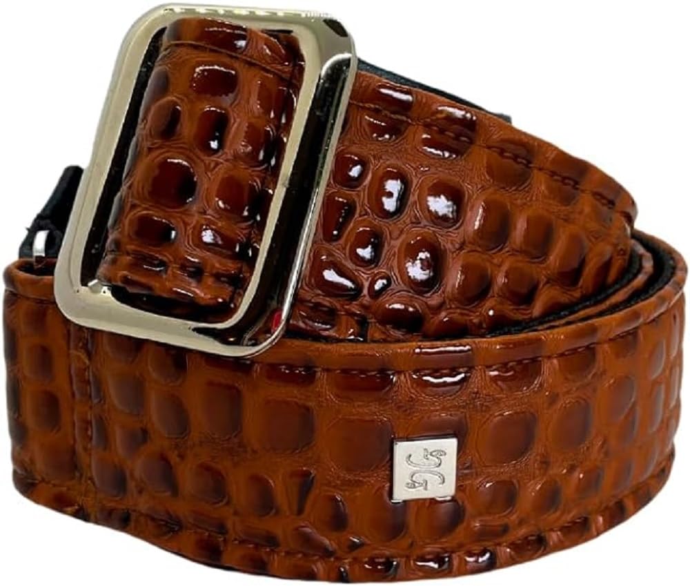 Correa para guitarra / bajo GET'M GET'M - Aussie Gator Collection - Caramel
