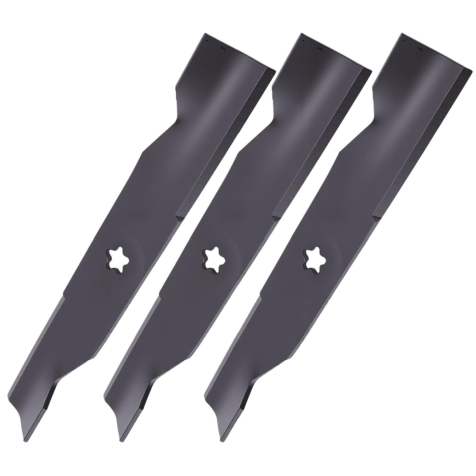Cuchillas de Repuesto para Cortacésped de Alta Elevación Z248F YTH2348, Cuchillas de Cubierta de Acero Al Carbono Duraderas de 48 Pulgadas para una Recolección Eficiente de Césped, Paquete