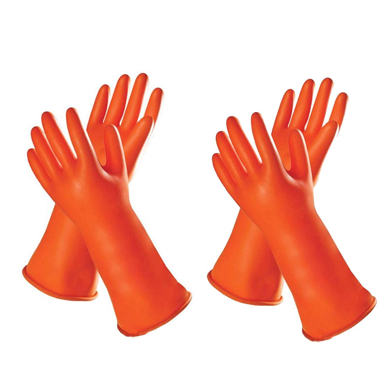 Raindrop World Cleaning Rubber Hand Gloves Kitchen Washing Toilet Cleaning Postmortem Hand Gloves (2 Pair Set) (Size No.9) (B0BCGMZT5X) Amazon Price History, Amazon Price Tracker