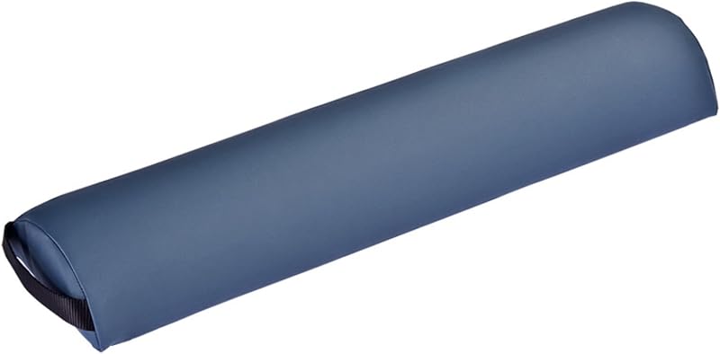 Almofada meia-lua EarthLite Mystic Blue em espuma com revestimento de vinil e alça