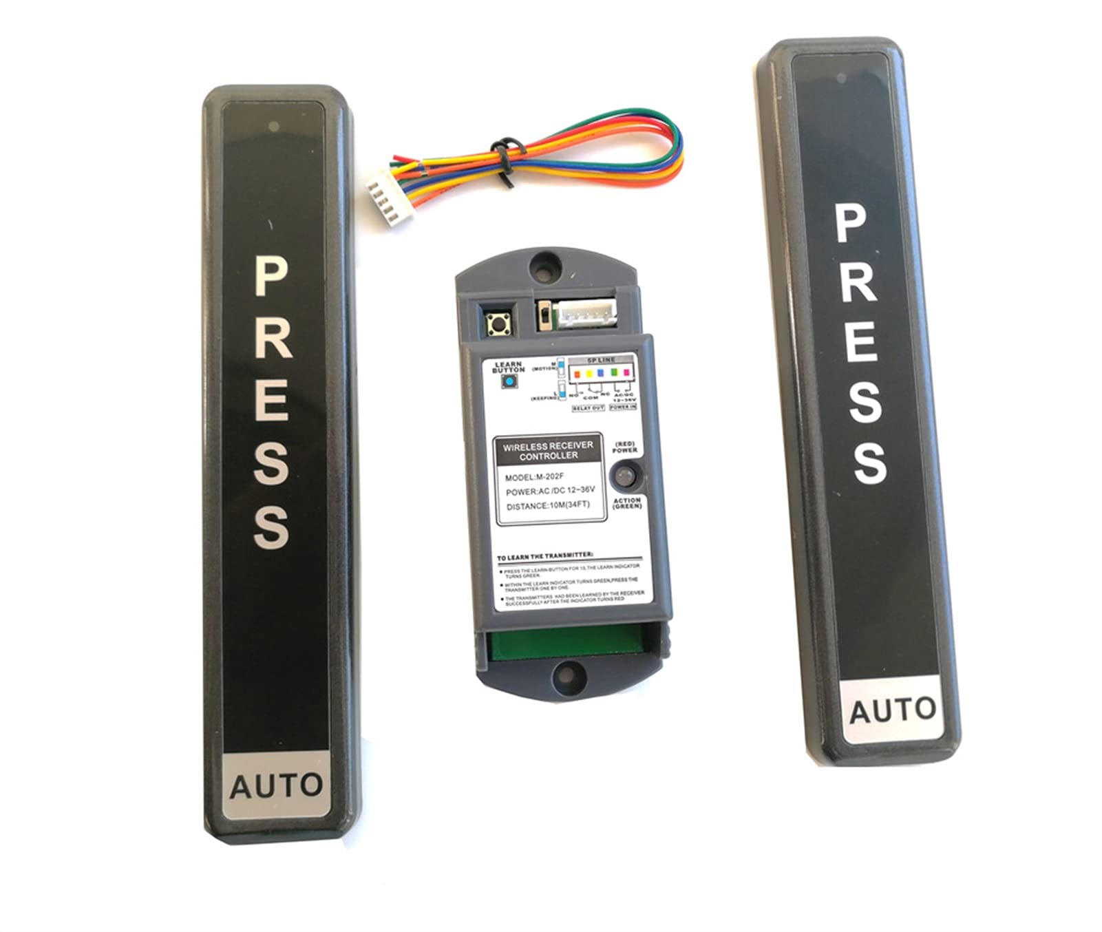 Automatyczna brama drzwi bezprzewodowy dom elektroniczny przełącznik dotykowy otwarty przełącznik Do otwieracza bramy skrzydłowej(1 button kit)