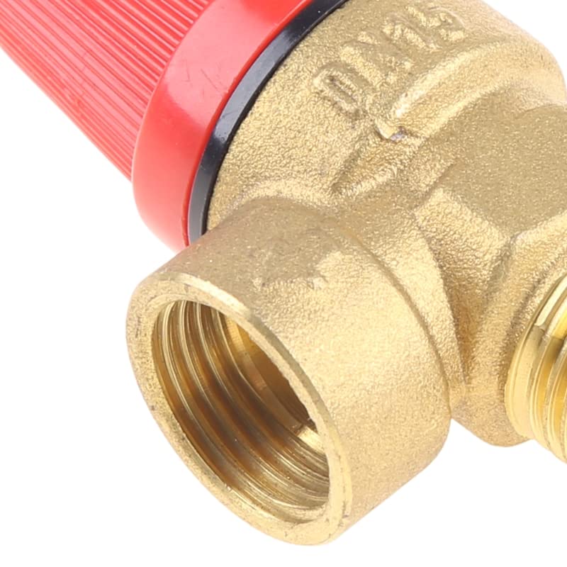 Valve de sécurité laiton interrupteur de décharge 8 bars évacuation solaire