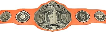 Undisputed Belts Basketball Championship Belt Trophy - Dunk - Custom Banner Text and Colors - 2 Day Production