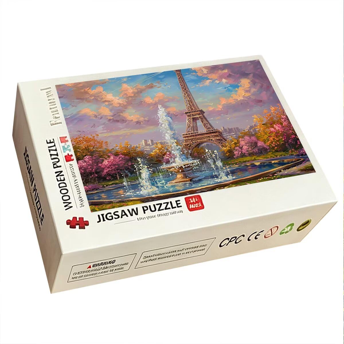 Puzzle 1500 elementów, krajobraz układanki, drewniane elementy, prezent dla