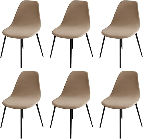 Miniatura 8 de Juego de 246 fundas elásticas para sillas de comedor, fundas elásticas para sillas de cocina, fundas elásticas para sillas de oficina, color azul