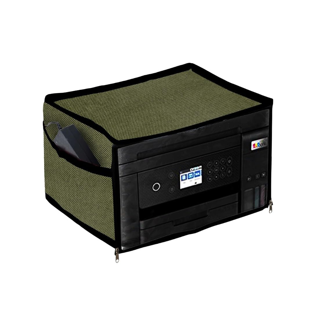 JMT PRINTER COVER FOR EPSON ECO TANK L 6270 Printer-Solid Green Color-picture-37