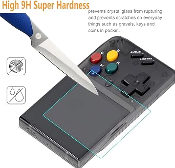 [2-Pack] Screen Protector For Miyoo Mini+ / Miyoo Mini Plus [Tempered Glass] [Japan Glass with 9H Hardness] Screen Protector