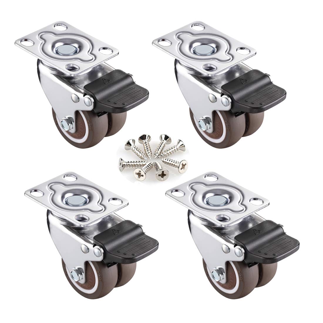 Ruedas giratorias con tornillos para renovar y mover tus muebles de salón